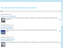 Tablet Screenshot of bestmammothcondo.com